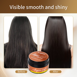 Mascarilla Capilar de <span class=keywords><strong>Aceite</strong></span> de Argán para Reparación del Cabello Seco, Hidratación Profunda y Acondicionamiento, Uso en Salón, Marca Privada - Product Image 4
