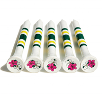 Offres Spéciales : Tees de Golf en Bambou Durables, Logo Personnalisé, Bois Naturel, OEM, Impression en Gros, Accessoire de Golf Coloré, Direct Usine