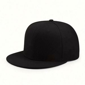 หมวกเบสบอลแบบ snapback สีพื้นเรียบง่าย ราคาถูก ผลิตจากผ้าฝ้าย พร้อมส่ง ขายส่ง สำหรับทุกเพศ - Product Image 1