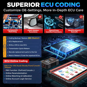 Herramienta de Diagnóstico X431 Pro3S+ Edición V5.0, Programación de ECU OBD2, Escaneo Completo del Sistema, Nivel Profesional - Product Image 4