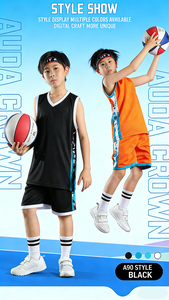 Nouvel ensemble d'uniformes de basketball 2025 au design optimal, respirant, à séchage rapide et anti-humidité, personnalisable, 100 % polyester pour - Product Image 3