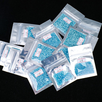 Ventes directes d'usine en gros de pierres précieuses en vrac 1-2mm Vvs1 bleu océan petite taille de mêlée Moissanite
