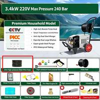 Hidrolavadora Silenciosa con Control Inteligente de Temperatura y Motor de Alta Resistencia para Limpieza Diaria del Hogar y Uso en Talleres de Lavado de Autos