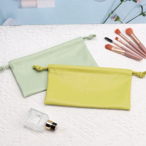 Custom Emboss Printing Waterproof Pu Leather Makeup <b>Drawstring</b> Bag Gift Travel Packaging Dust Cosmetic <b>Pouch</b> - Product Image 4
