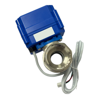 Vanne à bille électrique à orifice réduit Série RDNT20 |   Robinet à bille droit à double filetage femelle |   Traitement de l'eau / Tuyauterie chimique
