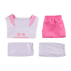 PriPara Etude Bühnenkostüm, weißes Oberteil, rosa Shorts, Cosplay-Outfit - Product Image 3