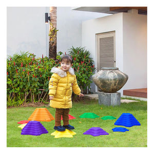 Jeu de pierres d'équilibre pour enfants, 11 pièces, blocs d'équilibre empilables antidérapants de Style étoile de mer, jouets d'équilibre pour tout-petits - Product Image 2