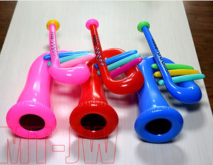 <span class=keywords><strong>Trompeta</strong></span> inflable para niños, instrumento musical inflable, juguete - Product Image 2