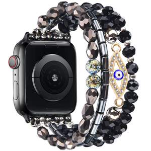 สายนาฬิกาลูกปัดมุกทำด้วยมือแฟชั่นสำหรับ iWatch สำหรับ <span class=keywords><strong>Apple</strong></span> <span class=keywords><strong>Watch</strong></span> Series 10 9 <span class=keywords><strong>SE</strong></span> 38 <span class=keywords><strong>40</strong></span> 41 42 45 46 49มม. - Product Image 5