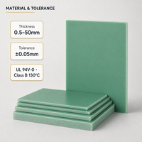 Pièces usinées CNC personnalisées en G10 FR4 Garolite, feuille d'isolation en fibre de verre époxy, fraisage, perçage, découpe