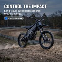 Moto électrique tout-terrain 6KW Pro MX avec moteur de crête 6KW et contrôleur FOC de 2,5KW pour le gravier et le service