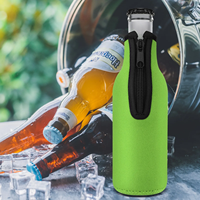 Porte-bouteille isotherme en néoprène personnalisé avec logo, sublimation, pour canettes de 330 ml, pour fêtes en plein air, camping