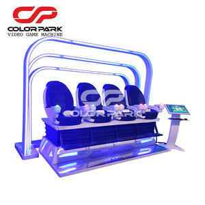 Equipo de nueva tecnología para parque de atracciones, simulador de realidad Virtual 9D, 4 asientos, 9D VR, space battle - Product Image 4