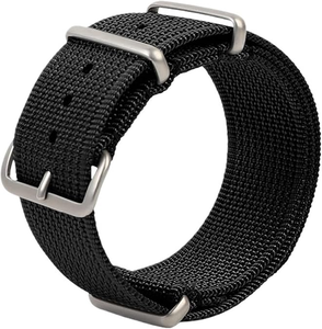 調整可能18mm 20mm 22mm織りナイロン時計ストラップ高級ファッショナブルな通気性生地時計バンド対応スチールバックル - Product Image 6