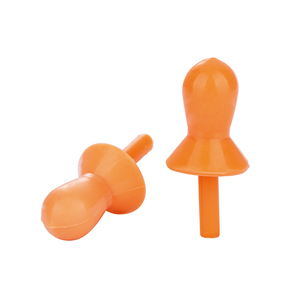 Tapones para los oídos de silicona de color naranja con reducción de ruido de 28dB, función de seguridad - Product Image 1