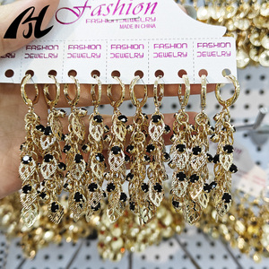 Bông tai tua rua mạ vàng 14K thời trang, thiết kế dài, thích hợp đeo hàng ngày cho nữ - Product Image 5