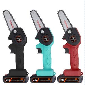 Mini sega elettrica a batteria, sega a catena, attrezzi da giardinaggio fai-da-te per lavorazione del legno e potatura, supporto OEM personalizzabile - Product Image 2