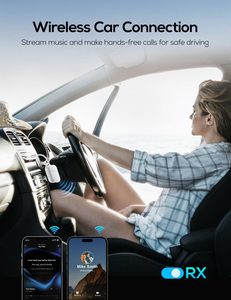 Pastall <span class=keywords><strong>2025</strong></span> New Hot Bán cho máy bay 2 trong 1 không dây Receiver Transmitter 3.5 mét AUX Stereo màu xanh toooth Bộ chuyển đổi - Product Image 3