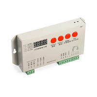Kontroler LED Pixel K-1000S dengan Remote Kontrol Nirkabel RF 29 Tombol K1000S K1000 Strip Ws2811 yang Dapat Diprogram dengan Kartu SD