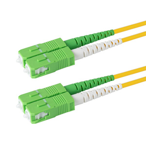 Cordon de brassage fibre optique monomode duplex/simple SC/<span class=keywords><strong>APC</strong></span> vers SC/<span class=keywords><strong>APC</strong></span> OS2 9/125 G657A1 en PVC OFNR LSZH pour utilisation FTTX – Vente chaude - Product Image 6