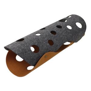 Juguete de túnel de gato de fieltro DIY respetuoso con el medio ambiente, bloque de Color, forma de rollo de huevo para mascotas, juguetes plegables lavables desmontables de autoentretenimiento - Product Image 5