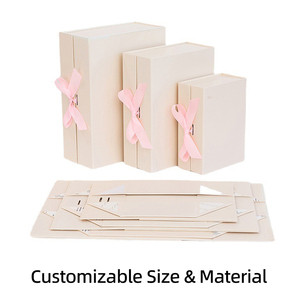 Customizable Luxury Folding Magnetic Rigid Gift <b>Box</b> <b>Flat</b> <b>Pack</b> Recyclable Eco-Friendly Cosmetic Jewelry Apparel Wine Embossing - Product Image 4