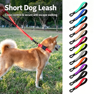 Training Pet Short Traction Rope Nylon Training <b>Dog</b> Traction Rope Medium Large Thick <b>Dog</b> Rope Short Drawstring Wholesale - Product Image 6