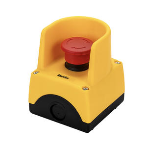 ManHua防水緊急停止スイッチコントロールボックス赤いサインキノコプッシュボタンスイッチラッチングターンリリースNO NC - Product Image 1