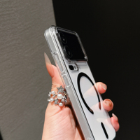 Coque de téléphone rigide anti-empreintes digitales pour Xiaomi 17 Pro Max Chargement sans fil Magnétique Ultra Thin Slim Cover Shell