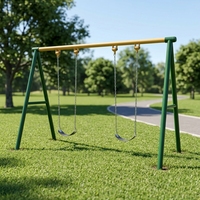Balançoires d'extérieur de bonne qualité pour toboggan et ensemble de balançoires de parc, aire de jeux extérieure