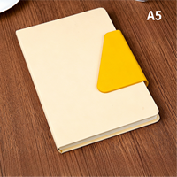 Carnet A5 en cuir PU avec logo personnalisé, fermeture magnétique, épais, gravé, portable, pour bureau, journal, coffret cadeau, vente en gros