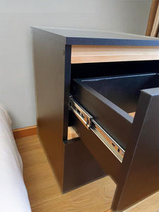 Современная черная тумбочка Комод со скрытым отсеком и электронным замком для хранения денег и украшений - Product Image 4