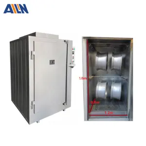 Ailin Customized Colors Alloy Wheel Powder Coating Oven / High Temperature Oven