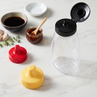Bouchons de bouteilles en plastique de haute qualité, bouchons à clapet anti-fuite en PP 38/400 avec valve en silicone pour bouteilles de miel ou de sauce à presser