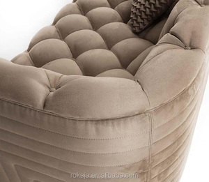 Country Style Living Room <strong>Sofa</strong> Sets <strong>Cheap</strong> Velvet Grey <strong>Chesterfield</strong> <strong>Sofa</strong> Big Size 3 4 5 Royal <strong>Sofas</strong> Luxury Living Room Furniture - Product Image 4