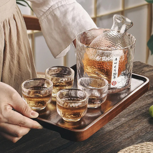 Juego de Barra de Sake Estilo Japonés con Jarra de 300ml, 4 Vasos de 60ml, Dorado, Resistente al Calor, para Vodka, Licores, Vino, Botella de Sake, <span class=keywords><strong>Shochu</strong></span> - Product Image 3
