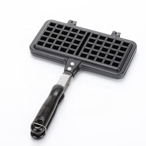 Dễ dàng hoạt động hộ gia đình sử dụng gas bakeware vuông không dính đôi Belgian Bánh quế Maker Pan - Product Image 1