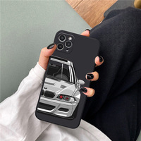 Coque de Téléphone Souple en Silicone JDM pour iPhone 17 16 15 Pro 12 11 Pro Xs X XR Max Arrière Souple – Modèles A32 14 Plus A13 A72 13 Pro Max