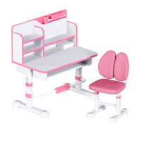 Bureau d'écriture moderne en plastique pour enfants JOHOOFURNITURE, chaise réglable en hauteur, table d'étude pour enfants, écologique, pour l'école et la chambre