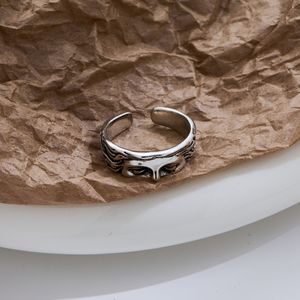 Bague demi-visage Vénus pour hommes, ouverture réglable, style européen et américain, tendance - Product Image 4