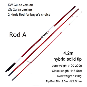 Meilleure Vente <span class=keywords><strong>Canne</strong></span> à Pêche en Fibre de Carbone de 4,2 M <span class=keywords><strong>et</strong></span> 3 Sections pour <span class=keywords><strong>Surfcasting</strong></span> – Libre Choix de l'Acheteur - Product Image 2