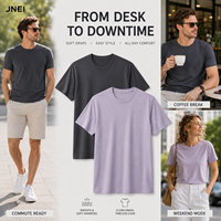 Camiseta JENI para Hombre, Protección Solar, para Viajes, 150gsm, Secado Rápido, Absorbe la Humedad, para Uso Diario al Aire Libre