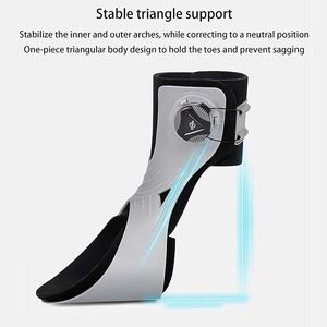 Órtese de Tornozelo e Pé Respirável com Ajuste de Precisão para Auxílio à Marcha, Reabilitação e Correção Postural - Product Image 3