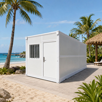 Conteneur pliable ignifuge et épaissi pour toilettes publiques, entrepôt temporaire, atelier, maison de location, logement temporaire