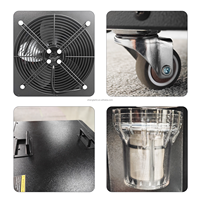 Meilleur vendeur, refroidisseur de tube en titane, utilisation en spa et en hôtel, machine de refroidissement, bain de glace, refroidisseur d'eau glacée 1HP avec stérilisation à l'ozone WIFI