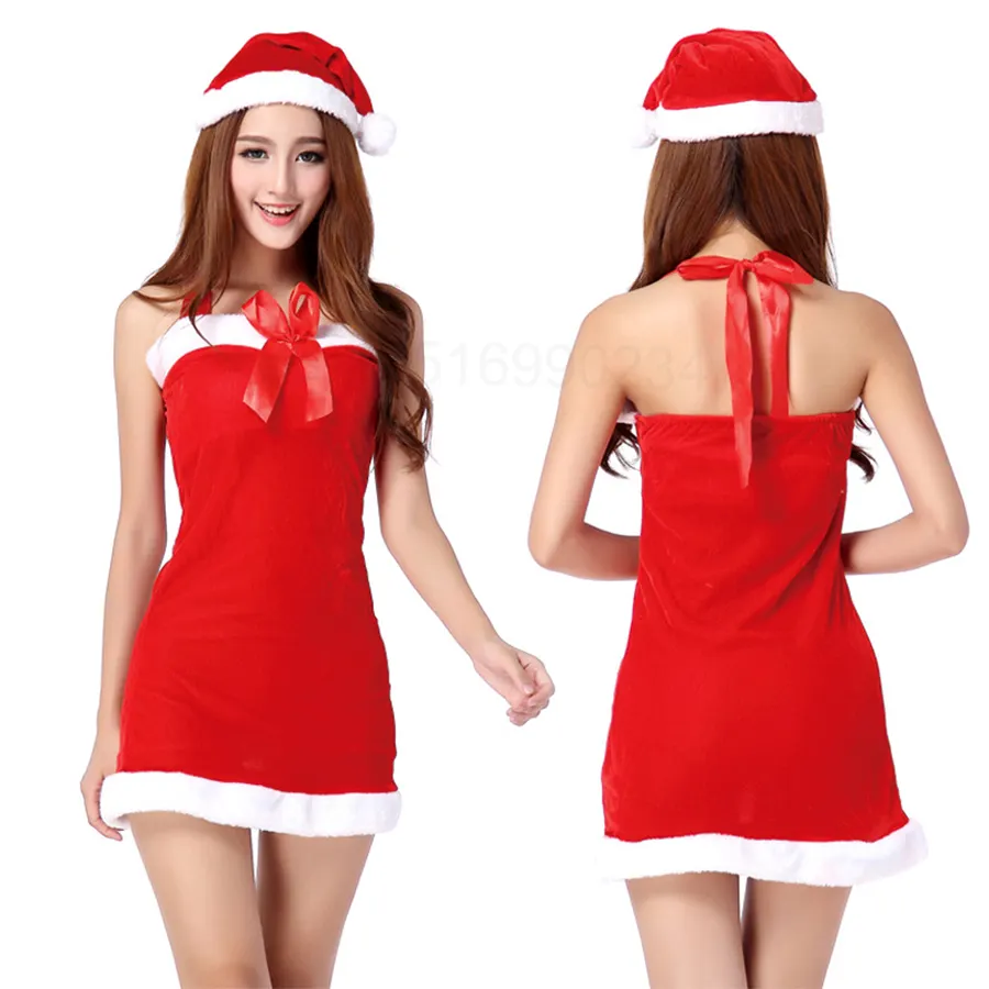 Costume de fête de noël pour filles, vêtements Non tissés, jupe plissée de noël pour femmes, Costume châle