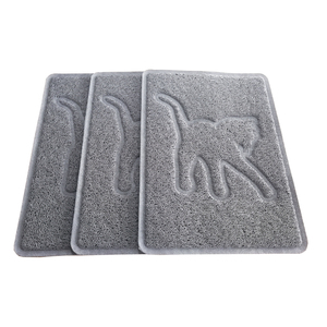 Nouveau design écologique durable belle meilleure qualité en gros PVC souple chat chien litière tapis motif animal moderne tapis lavable pour animaux de compagnie - Product Image 1