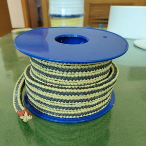 Chất lượng cao mở rộng <span class=keywords><strong>Graphite</strong></span> đóng gói gia cố với sợi carbon Aramid pan-gen Aramid sợi carbon pha trộn đóng gói - Product Image 5