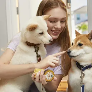 WANZIBEI-özel etiket toptan pençe balsamı köpekler için 2oz-kremi losyonu koruma nemlendirici burun doğal emzik