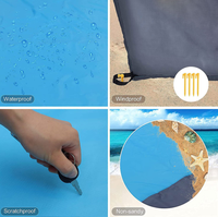 Tapis de pique-nique imperméable et résistant à l'humidité, best-seller, tapis de plage pliable et anti-sable, mini couverture de pique-nique de poche